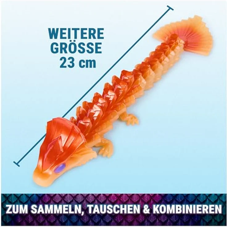 CrystaLynx Small Dragons - 23 cm bewegliche Drachenfigur, sammelbar, 10 Varianten, Fidget-Spielzeug für Kinder ab 8 Jahren und Erwachsene – Bild 2