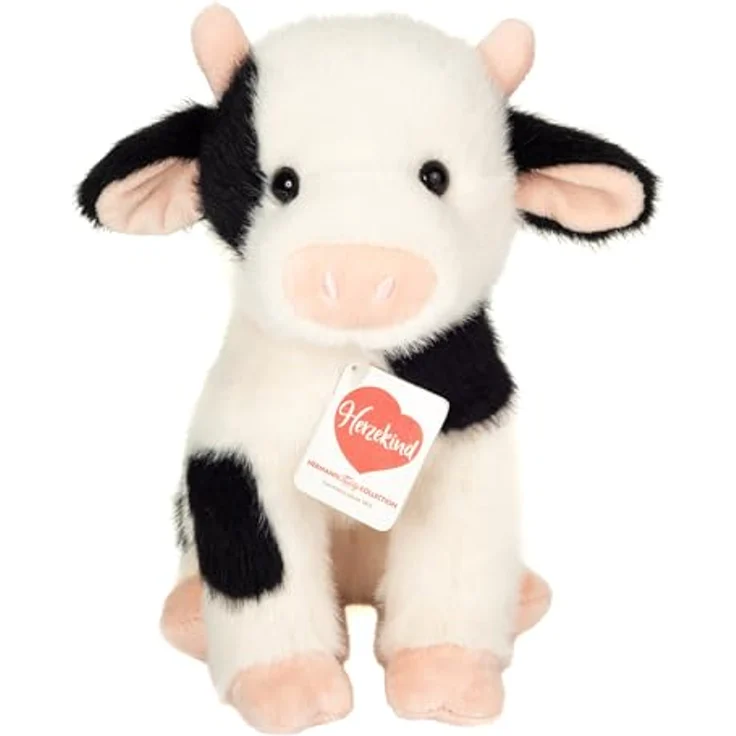 Teddy Hermann 91734 Kuh Smilla, Plüschtier Kuscheltier 25 cm, waschbar, für Kinder ab 0 Monaten – Bild 1