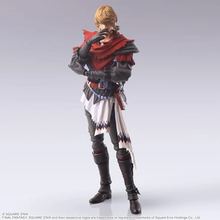 SQUARE ENIX Final Fantasy XVI Bring Arts - Joshua Rosfield, Sammelfigur mit 28 Gelenkpunkten, inklusive Schwert und Dolch, ca. 15 cm hoch – Bild 3
