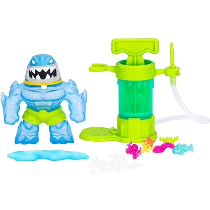 Heroes of Goo Jit Zu Hero Creator - Thrash, dehnbare Actionfigur mit Creator Chamber und 3 einzigartigen Füllungen, bis zu 50 cm dehnbar – Bild 1