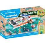 Playmobil® Konstruktions-Spielset Korallenriff Plattform (71623), Wiltopia, (67 St), Made in Europe