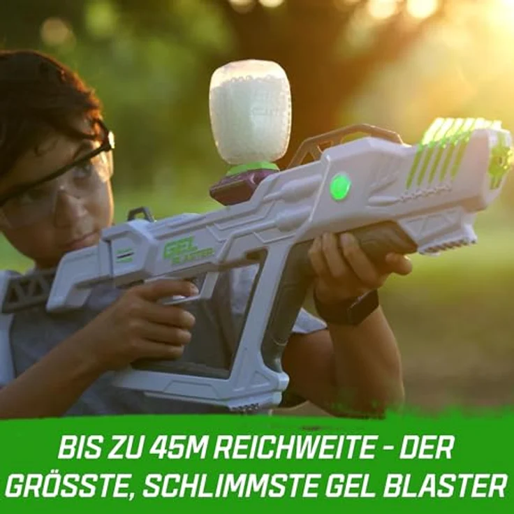 Gel Blaster The Original Surge XL Gel Blaster - 150ft/45M erweiterte Reichweite, 16.000 Schüsse, 4 Stunden Akkulaufzeit, Halbautomatik, schwarz – Bild 3