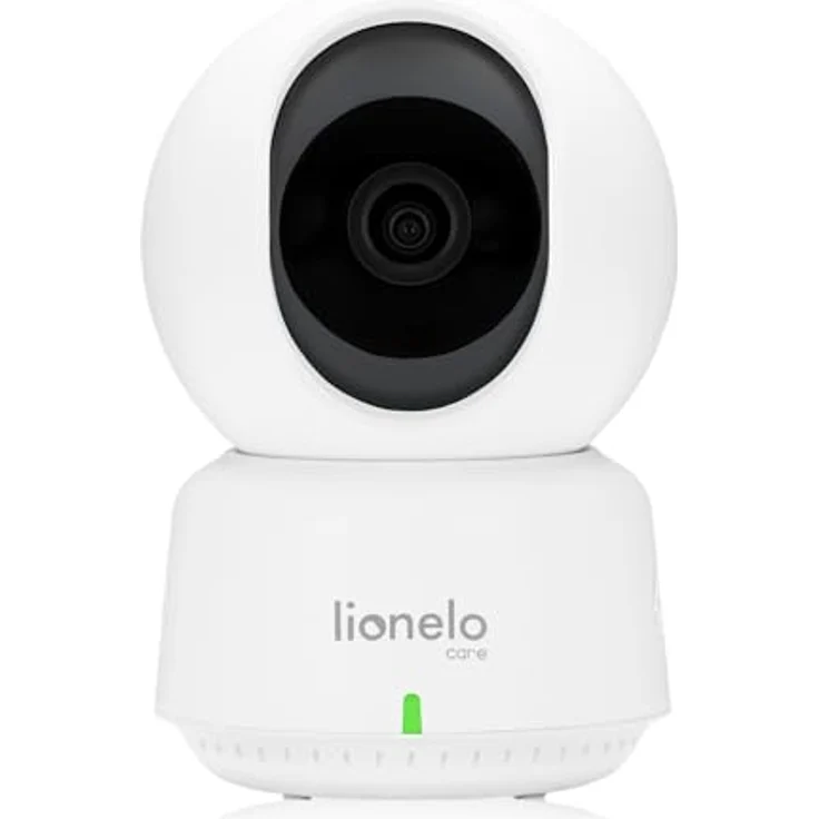 Lionelo Babyline 9.1 Elektronisches Babyphone mit drehbarer 360° Full HD Kamera 5" Bildschirm 50 m / 300 m Reichweite Zwei-Wege-Kommunikation, 8 h Akku, VOX-Funktion Kopplung von bis zu 4 Kameras – Bild 1