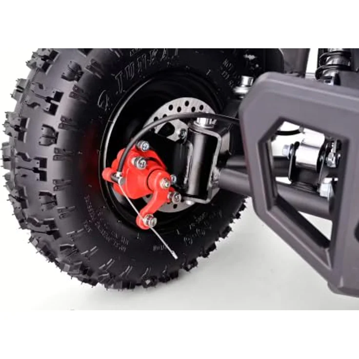 Beneo Motors MTX 49 cc, Benzin-Quad für Kinder mit Zweitaktmotor, Automatikgetriebe, Elektro- und Seilzugstart, Geschwindigkeitsbegrenzung, orange – Bild 8