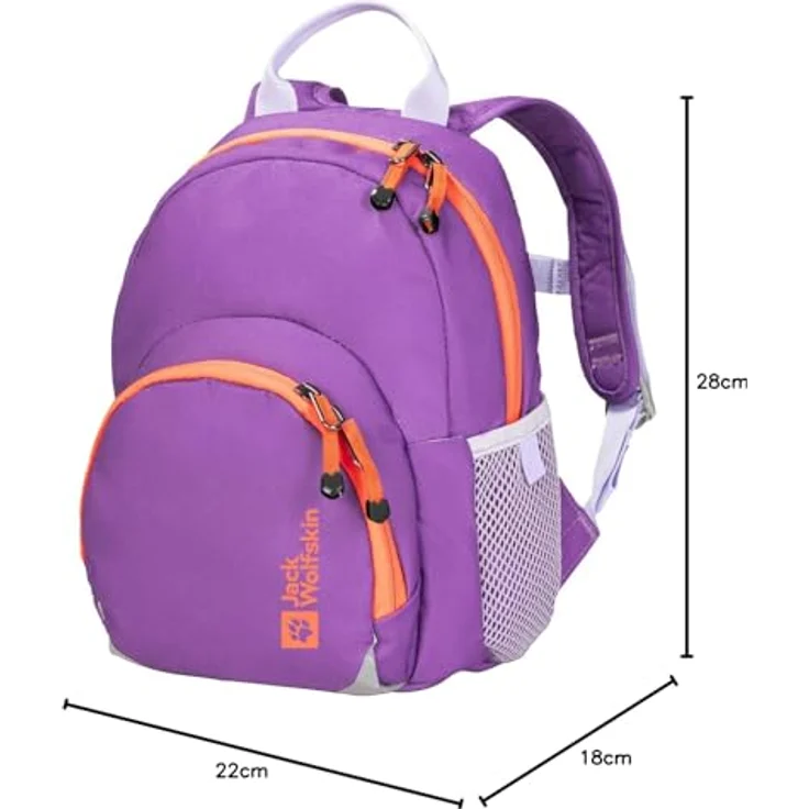 Jack Wolfskin Buttercup Kinderrucksack, 28 cm, Polyester, rosa – Bild 6