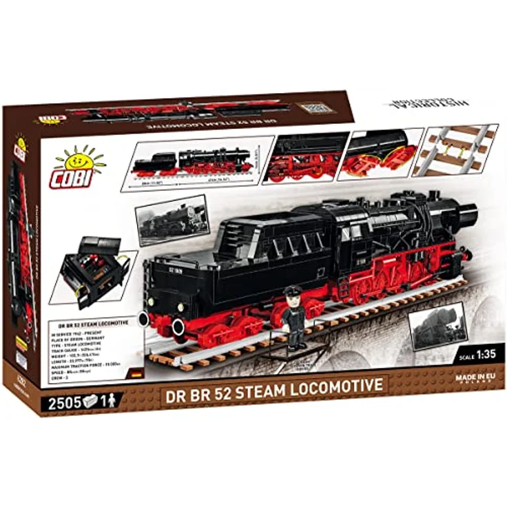 Cobi 6282 DR BR 52 Dampflokomotive – Bild 3