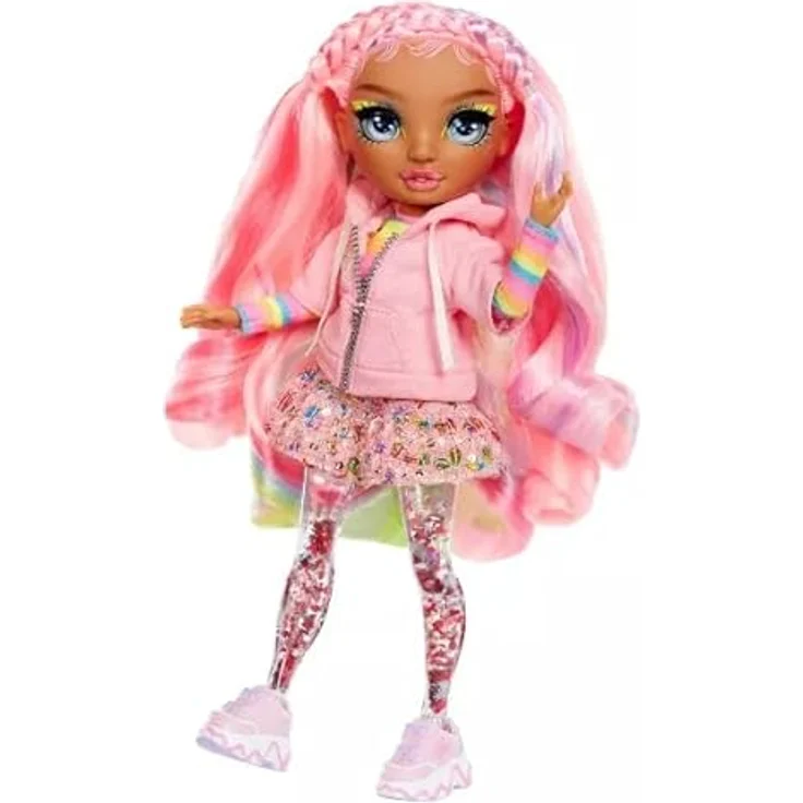 Rainbow High Anziehpuppe Rainbow High Sparkle & Shine Fashion Dolls - ROSETTA (Pink) - Puppe mit flüssigem Glitzer gefüllten Beinen – Bild 4