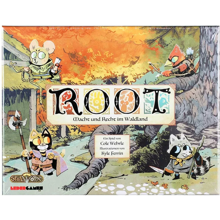 Spielworxx Root - Macht und Recht im Waldland, Brettspiel für 2-4 Spieler ab 10 Jahren, DE Edition
