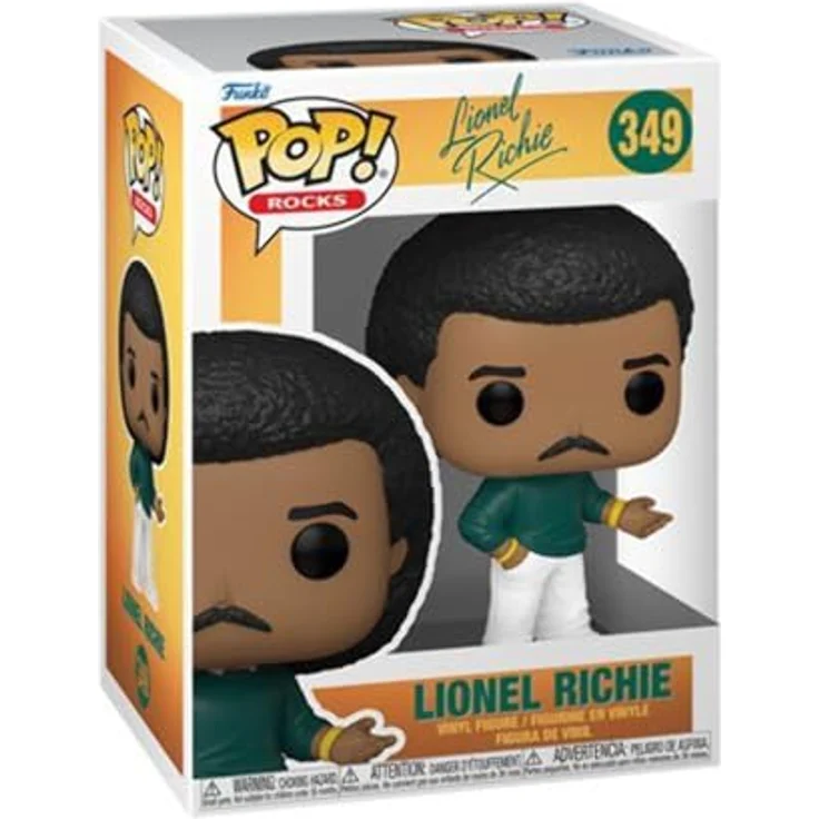 Funko POP! Rocks: Lionel Richie Vinyl-Sammelfigur - Premium Vinyl Material - Ideales Geschenk für Fans - Sammlergröße 9,5 cm - Offizielle Handelswaren - Music Fans - Modellfigur für Display – Bild 1