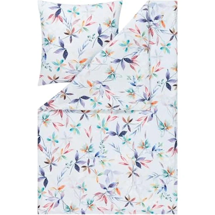 Estella Mako Interlock Jersey Bettwäsche Delphine Multicolor - Kinderbettwäsche mit ägyptischen Langstapelgarnen und Estella Garantie-Reißverschluss – Bild 1