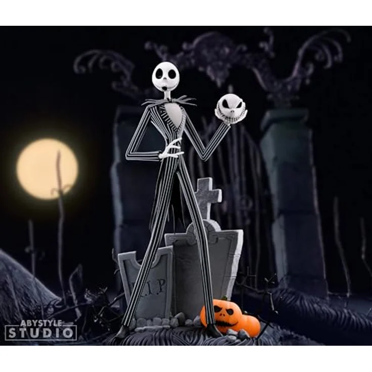 ABYstyle Studio - Nightmare Before Xmas Jack Gruseliges lächelndes Gesicht Figur, 20 cm PVC-Figur aus der SFC-Serie, offizielles Lizenzprodukt, schauriges Design – Bild 5