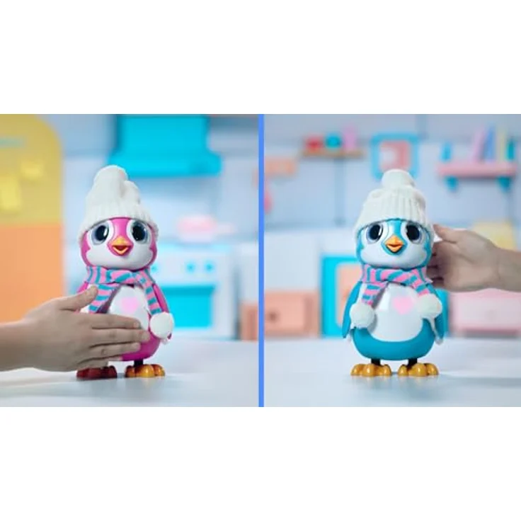 Silverlit Rettungspinguin Interaktiver rosa Pinguin mit 20 verschiedenen Emotionen + 5 Zubehörteilen inklusive Ton- und Lichteffekte Lernerlebnis AAA-Batterien inklusive Ab 5 Jahren – Bild 5