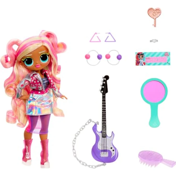 L.O.L. SURPRISE! Anziehpuppe L.O.L. Surprise OMG Eye Spy - Rockstar, mit magischem Farbwechsel und interaktivem Playset – Bild 5