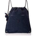 Kipling SUPERTABOO, Beutel mit Kordelzug, Multifunktional, Wasserabweisend, 45 cm, 15 L, 0.24 kg, True Blue Tonal