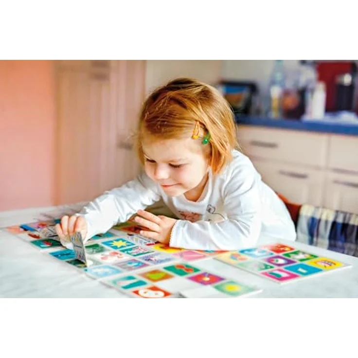 Clementoni Memo-Spiel Frozen 18314, 48 Karten für Gedächtnistraining mit Elsa, Anna und Olaf, farbenfroh – Bild 4