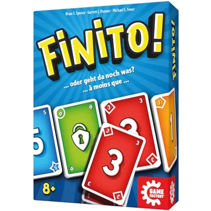 Game Factory 646090 Finito, packendes Kartenspiel für 2-6 Spieler, schnelles Ablegespiel für Erwachsene und Kinder ab 8 Jahren, Familienspiel – Bild 5