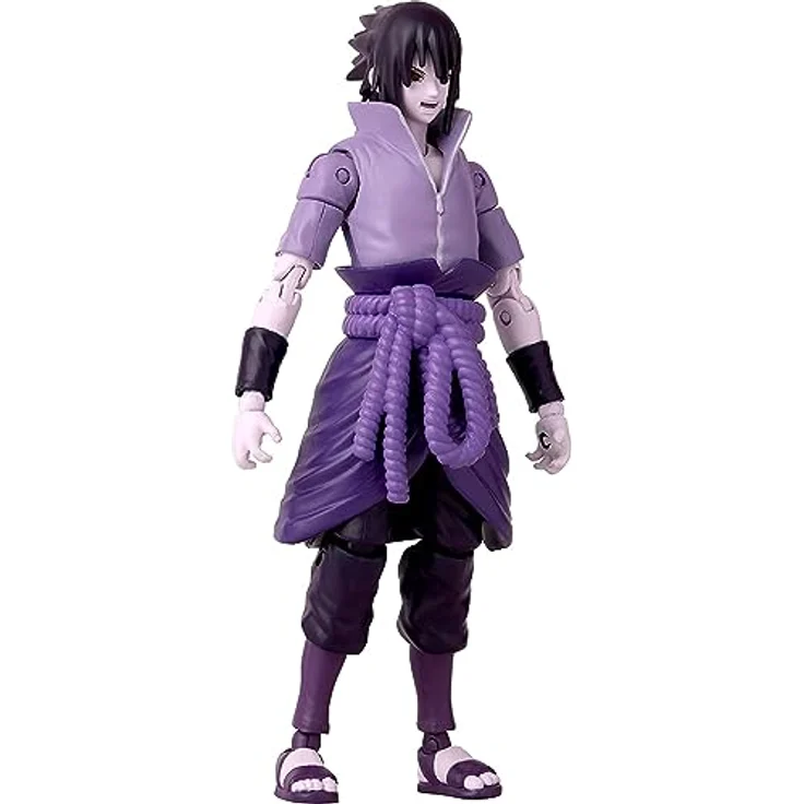 Bandai – Anime Heroes – Naruto Shippuden – Anime Heroes-Figur Sasuke 17 cm – Uchiwa Sasuke Rinnegan / Mangekyo Sharingan – 36962, Mehrfarbig – Bild 6