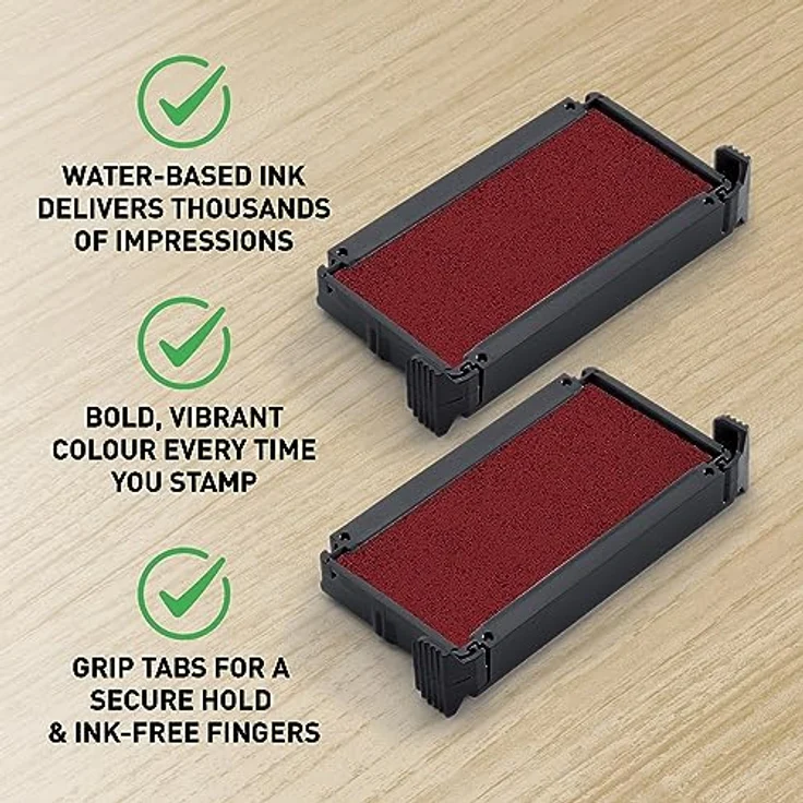 TRODAT Swop Pad Ersatzstempelkissen für Stempel 4911, rot, 2er Pack – Bild 3