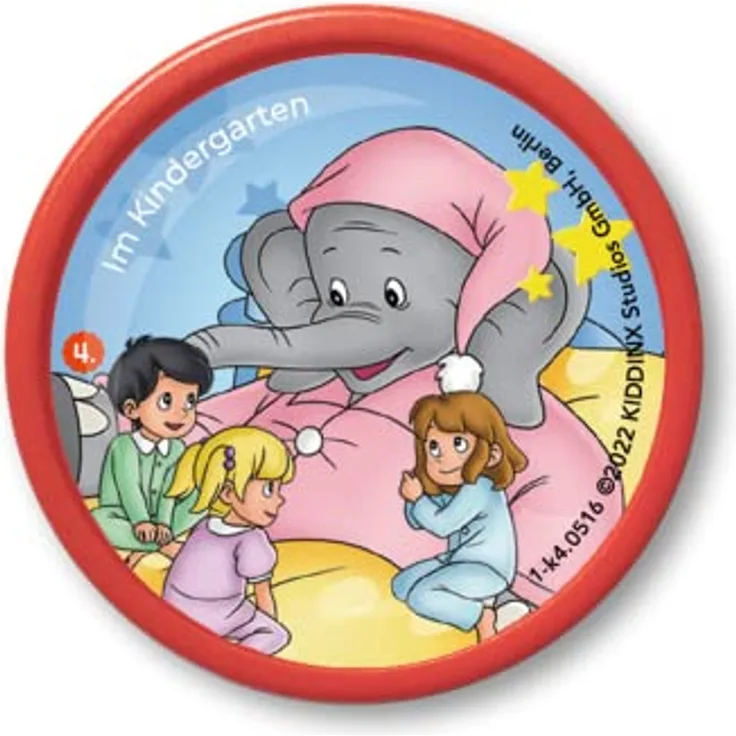 Kekz Audiochip für Kekzhörer, Benjamin Blümchen - Kekz 4: Gute-Nacht-Geschichten Im Kindergarten, Hörspiel für Kinder ab 3 Jahren, Spielzeit ca. 42 min