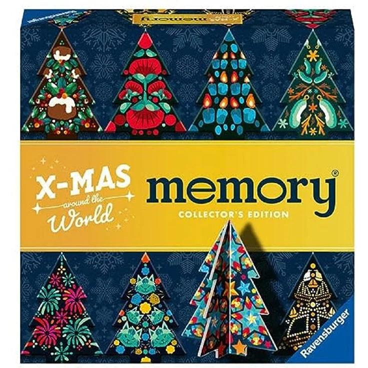 Ravensburger 22350 Collector's memory® Weihnachten - Das weltbekannte Gedächtnisspiel mit Weihnachtsbäumen zum Aufstellen – Bild 1