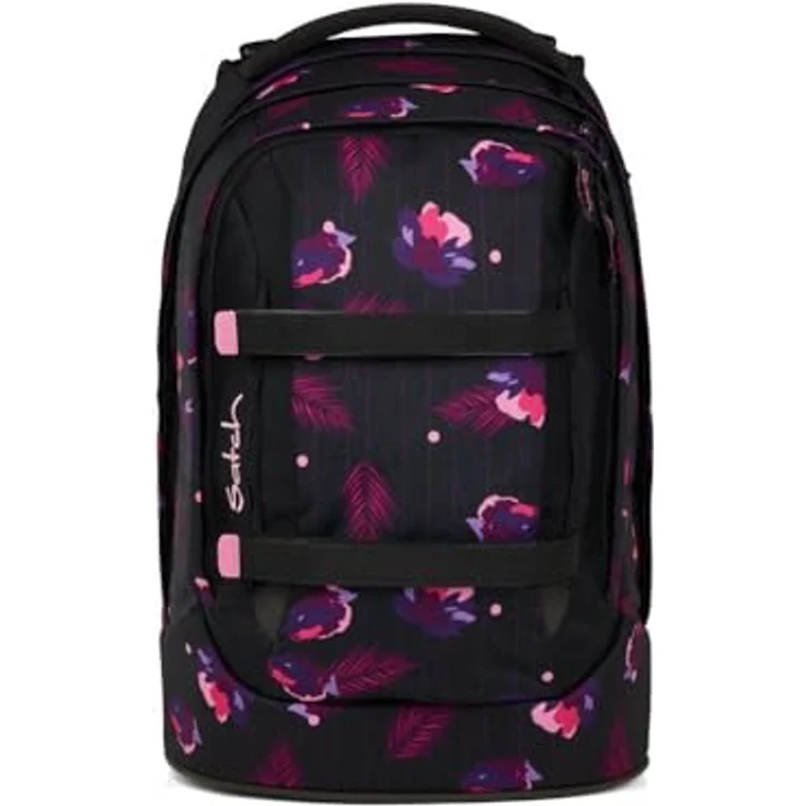 Satch pack Schulrucksack Set 2tlg. inkl. Schlamperbox, 30 Liter Volumen, innovatives 3D Soft-Mesh Rückensystem, Mystic Nights – Bild 2