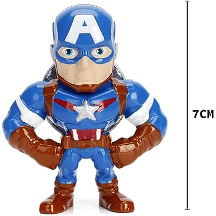 Jada Toys Die-Cast Avengers 4-Pack Sammelfiguren Set, 2,5" – Iron Man, Captain America, Black Panther, Ant-Man, authentisch lizenziert von Marvel, hochdetaillierte Skulptur und hochwertige Lackierung – Bild 4