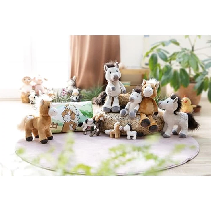 NICI MagNICI Pferd Holly K. Pony 12cm, braun, Kuscheltier mit Magnet für Metalloberflächen – ideales Geschenk für Pferdefans | 62232 – Bild 2