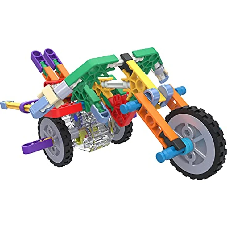 Basic Fun K'NEX 85049 Motorisierte Kreationen Baukasten, 3D-Bauspielzeug für Kinder, 325-teiliges MINT-Lernset, Technik für Kinder, Konstruktionsspielzeug mit 25 Modellen ab 7 Jahren – Bild 3