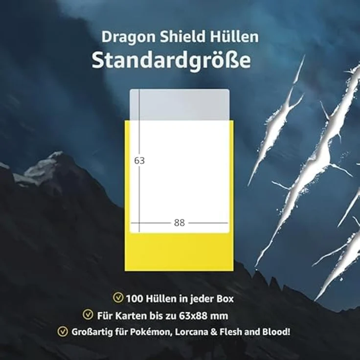 Arcane Tinmen ApS ART15061 Dragon Shield: Matte – Dual Justice (100) – Bild 6