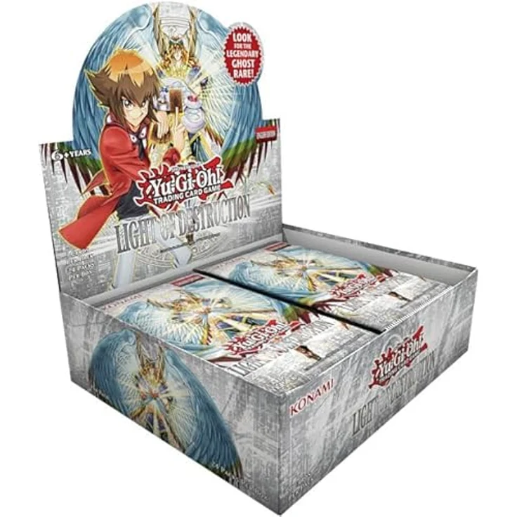 Konami Yu-Gi-Oh! Light of Destruction Booster Display Reprint Englisch, Trading Card Game mit 100 Karten, inkl. Ghost Rare "Honest\ – Bild 3