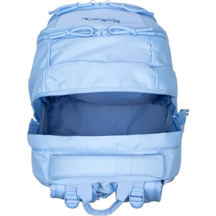 McNeill Schulrucksack MILO, hellblau, mit gepolsterten Rückriemen, Air-Flow Rückensystem und Organizer-Fächern – Bild 4