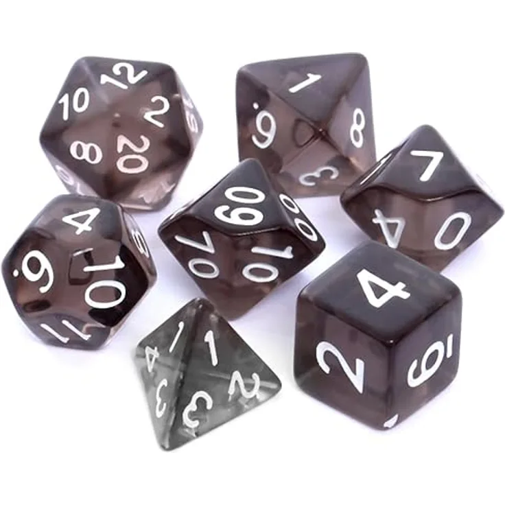Knochen Set REBEL RPG - Kristall - Schwarz