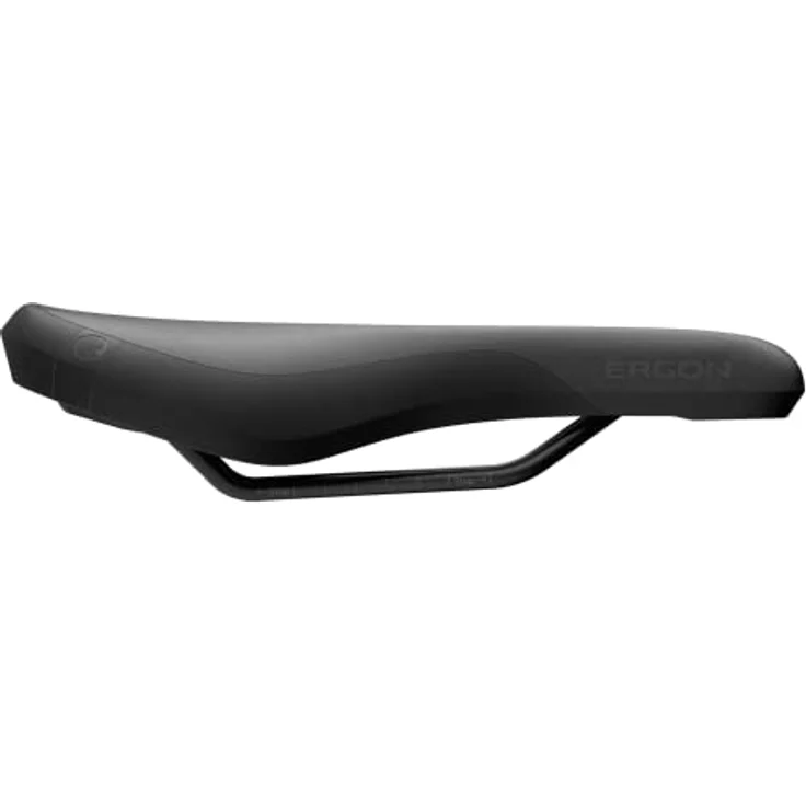 Ergon SF Damensattel S/M, anatomische Oberflächen, orthopädischer Komfortschaum, Nylon-Verbundschiene, Mikrofaser, leichtgewichtig (365 g) - Schwarz – Bild 3