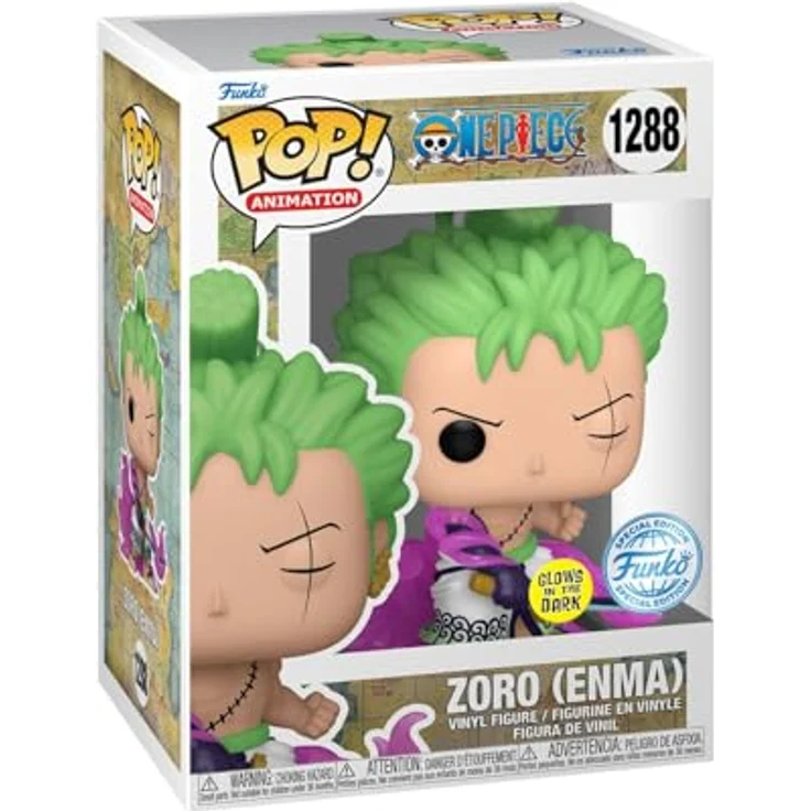 Funko Pop! Chalice Collectibles Exclusice One Piece - Zoro (Enma) GITD #1288, Sammelfigur aus Vinyl – Bild 2