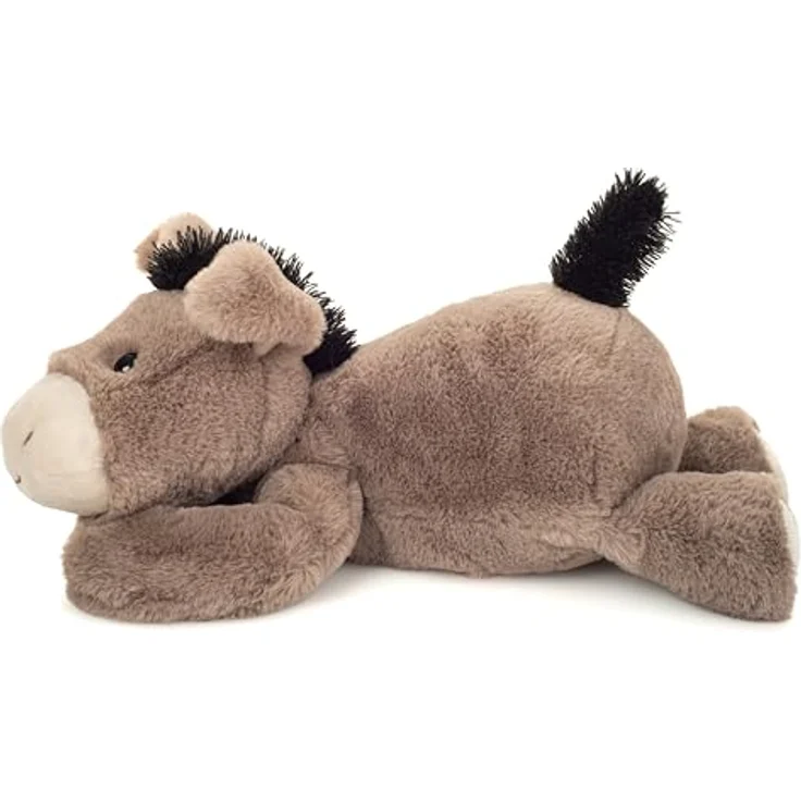 Hermann Teddy Herzekind 93975 Esel Eddy, Kuscheltier aus weichem Plüsch, liegend 38 cm, für Kinder ab 0 Monaten, waschbar – Bild 2
