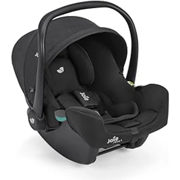 Joie i-Snug 2, i-Size Babyschale mit TriProtect™ Kopfstütze und UV-Schutz, schwarz
