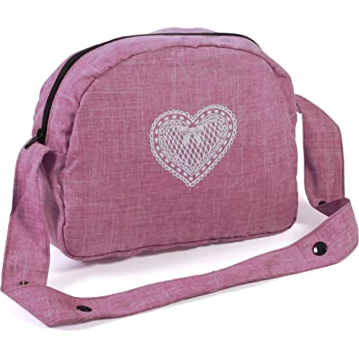 Bayer Chic 2000 853-62 Bayer Chic 2000-Wickeltasche für Puppen, Puppenwickeltasche, Puppenzubehör, Puppentasche, Jeans pink – Bild 2
