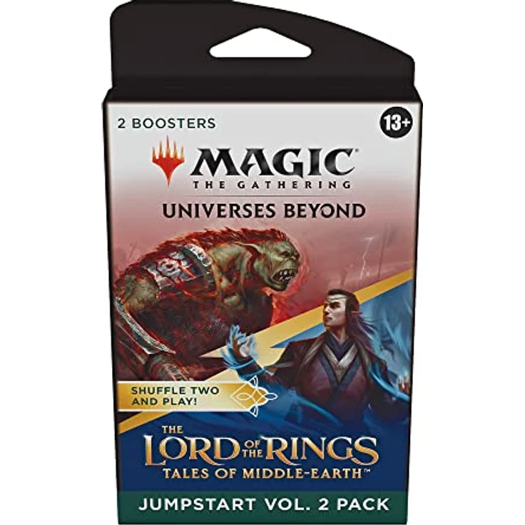 Magic: The Gathering Der Herr der Ringe:Geschichten aus Mittelerde Jumpstart Vol.2 Booster 2er-Pack–Lassen sich zu einem Jumpstart-Deck kombinieren(40 Karten, einschließlich Länder)(Englische Version) – Bild 2