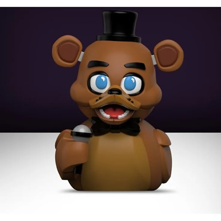 TUBBZ Erstausgabe: Five Nights at Freddy's- Freddy Fazbear Cosplaying-Gummiente Vinylfigur, Sammelfigur, 9 cm, Five Nights At Freddy's-Logo, für Fans und Sammler – Bild 5
