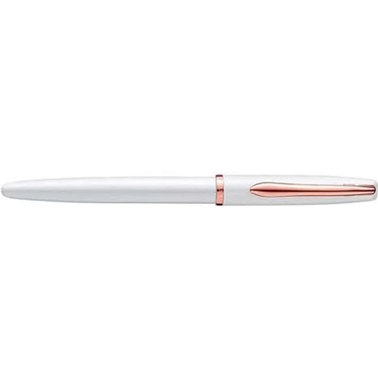 Pelikan Füllfederhalter Jazz Noble Elegance P36, Metallfüller in Perlmutt mit polierter Edelstahlfeder und Patronenfüllsystem – Bild 3