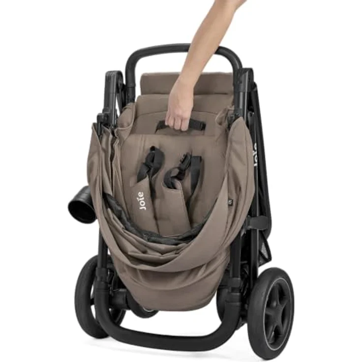 Joie Mytrax Pro Sport-Kinderwagen - Mushroom, bis 22 kg, Liegefunktion, höhenverstellbar mit Regenschutz – Bild 7