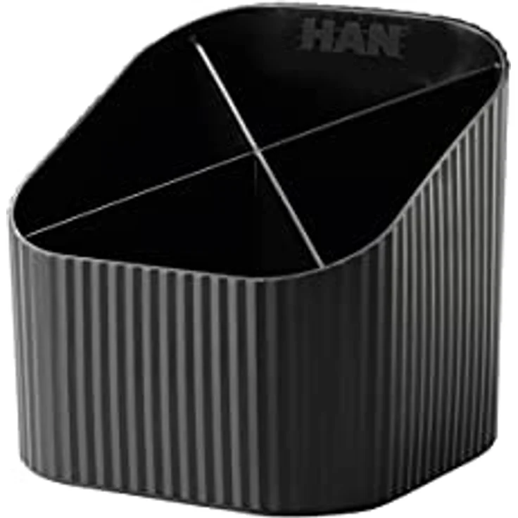 HAN Schreibtischköcher Re-X-LOOP – say yes to 100% recycled, modernes, junges Design für alle Schreibtischutensilien, schwarz, 17238-913 – Bild 2