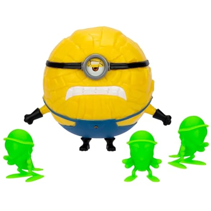 MINIONS Rasant rollender Mega Jerry, Sammelfigur aus "Ich – Einfach unverbesserlich 4", Ulticoloured mit verschiedenen Bewegungs- und Spielmöglichkeiten – Bild 1