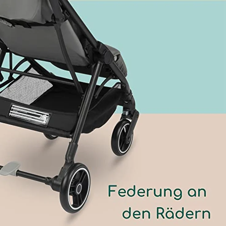 Bebeconfort Bonny, ultrakompakter 3-in-1 Kinderwagen mit automatischem Klappsystem, grau – Bild 9