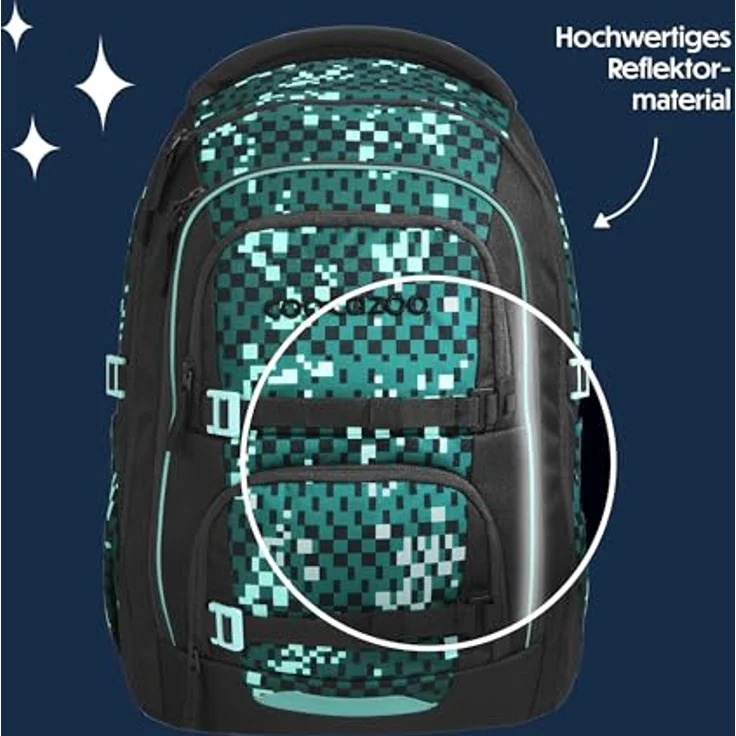 coocazoo Schulranzen PORTER, ergonomisch, größenverstellbar, 35 Liter Stauraum, ideal für den Schulalltag – Bild 6