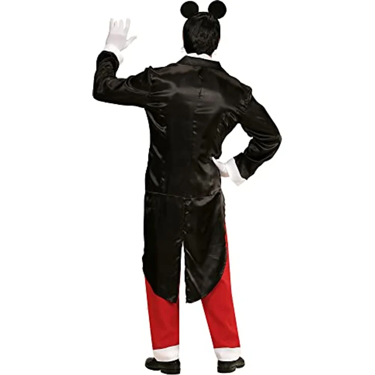 W WIDMANN MILANO Party Fashion Kostüm Mister Mouse, Erwachsenen-Kostüm in Größe M mit roter Hose, Frack, Weste und Fliege – Bild 3