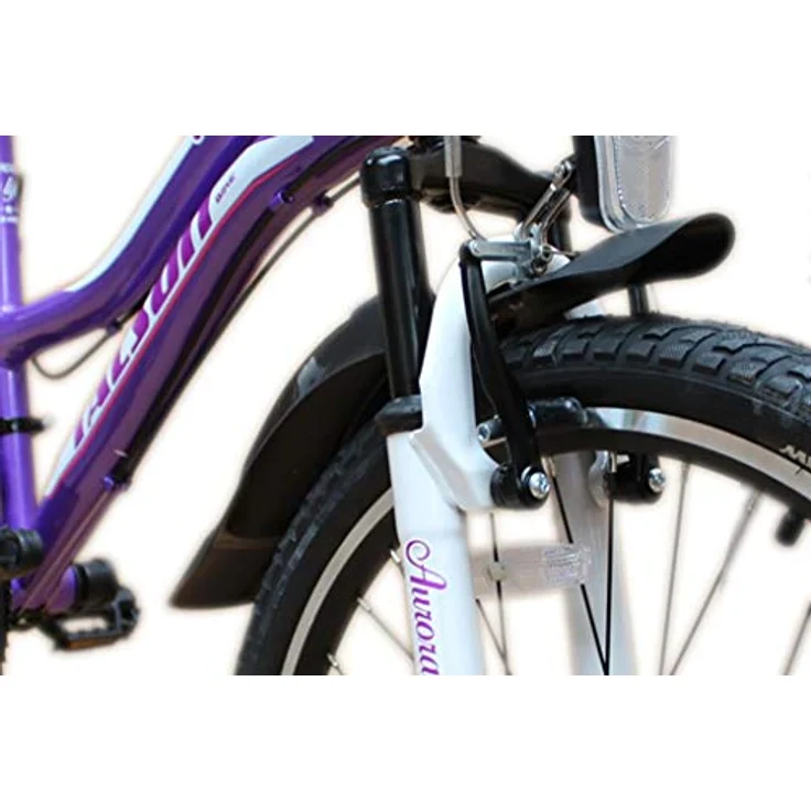 Talson 24 Zoll Mädchen Fahrrad Mtb Mit Beleuchtung Und Shimano 21-Gang Kinderfahrrad Lila – Bild 4