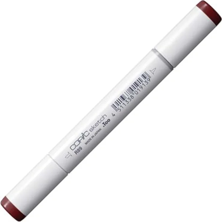 Copic Sketch Marker Typ R - 89, Dark Red, professioneller Pinselmarker mit Super-Brush- und Medium-Broad-Spitze – Bild 2