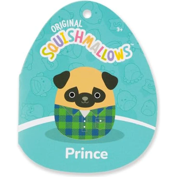 Squishmallows SQCR06622 - Prince der Mops 30 cm, offizielles Jazwares Plüsch, superweiches Kuscheltier – Bild 5