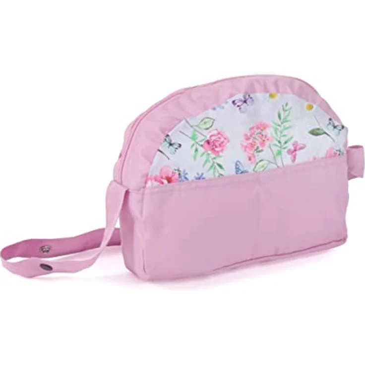 Bayer Chic 2000 853-53 Bayer Chic 2000-Wickeltasche für Puppen, Puppenwickeltasche, Puppenzubehör, Puppentasche, Flowers, rosa – Bild 2